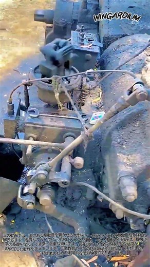 【匠の技】大型ディーゼルエンジンの驚異的な駆動音と仕組み #worker #process #engine #diesel #machinery