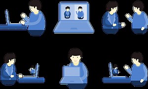 Download Video Conference Video Call Skype Royalty-Free Stock Illustration Image