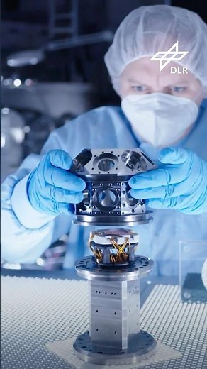 🌌 Quanten + Weltraum 🚀= next-level Science! #dlr #raumfahrt #shorts #quantencomputing