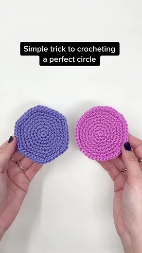 Easiest way to get a perfect circle is to stagger your increases so they don’t end up stacked right on top of one another, creating a hexagon — #crochet #crochettrick #crochettiktok #crochettipsandtricks #theknottyboss #crochettok #crochettutorial #crochetaddiction #crochethack #crochetstitch #crochetintheround #crochetcircle #howtocrochet #makersgonnamake #makersoftiktok #yarntok #yarnlovers #amigurumilove #crocheter #crochetteacher #howicrochet #crochetincrease #tiptuesday