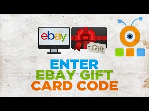 How to Enter Ebay Gift Card Code