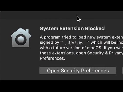 System Extension Blocked - Mac Fix