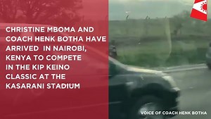Mboma geared for Kip Keino in Kenya Staff Reporter ALL eyes will be on Namibian sprinting sensation Christine Mboma on Saturday when the young Olympic medallist competes in the Kenyan Kip Keino Classic games expected to be packed with top athletes from Africa and other continents. Coach Henk Botha shared the excitement in anticipation of the games with several video clips sent from Nairobi. He said Namibia’s world-record-breaking athlete Mboma is in good spirits and health ahead of the games. “W