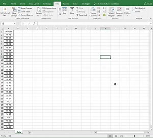 Histograms in Excel