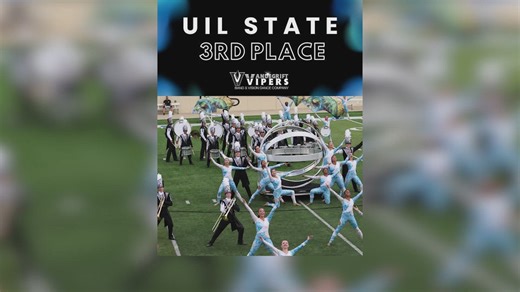 Austin high school marching band secures bronze at UIL state competition, despite equipment trailer being hit by train