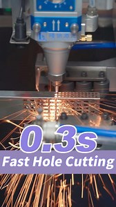 4.8K views · 65 reactions | K6Max achieved cutting a hole in just 0.3s!⏱ When it comes to laser cutting, 퐬퐩퐞퐞퐝 is 퐞퐬퐬퐞퐧퐭퐢퐚퐥. Cutting with multiple holes demands precise control and programming. Advanced CAD/CAM software and skilled operators are required to handle 퐜퐨퐦퐩퐥퐞퐱 퐜퐮퐭퐭퐢퐧퐠 퐩퐚퐭퐡퐬 efficiently. #Longxinlaser #technology #cutting | Longxin Laser Co.,Ltd. | Facebook