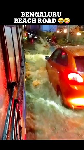 YESTERDAY RAIN EFFECT 😱 #rain | Karnataka_biker