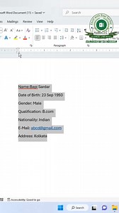 🚀 Microsoft Word Superb Tricks that will save your time and boost productivity! Master hidden shortcuts, smart formatting, and pro tips to work faster like an expert 💡📄 Hashtags: #MicrosoftWord #WordTricks #WordTips #MSWord #OfficeTips #ComputerTricks #KeyboardShortcuts #ProductivityHacks #TechTips #LearningDaily #DigitalSkills #SmartWork 💻✨ | learn Excel with Bapi Sardar