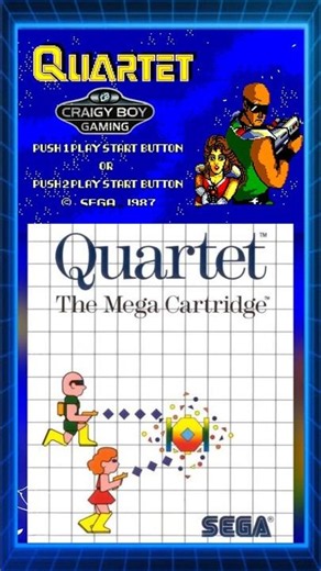 Quartet (Sega Master System) Gameplay. #retrogaming