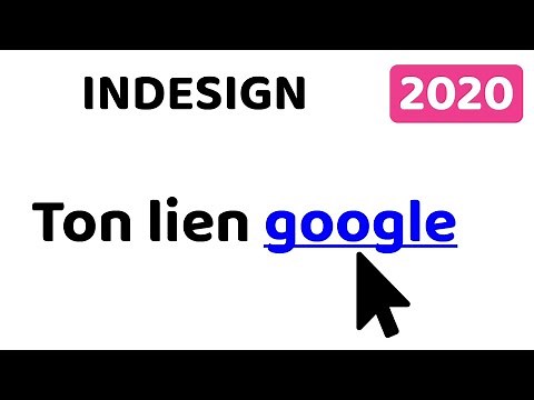 TUTO Indesign - Créer un lien cliquable (URL) dans un PDF