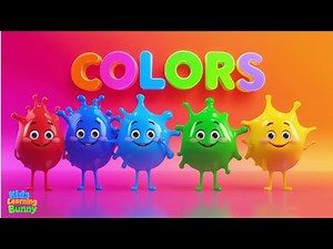 Learn 20 Colors for Kids 🌈 | Color Names with Pictures & Fun Objects | Kids Learning With Bunny