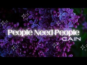 CAIN - People Need People (Lyric Video) Sub Español //Brave Songs Channel//