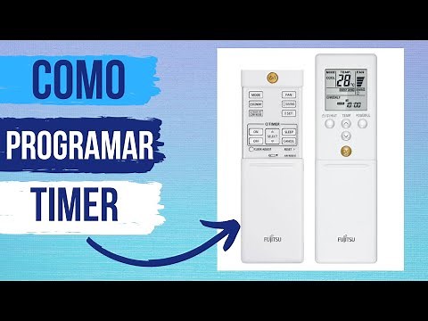How to program the TIMER on a Fujitsu G Series inverter air conditioner