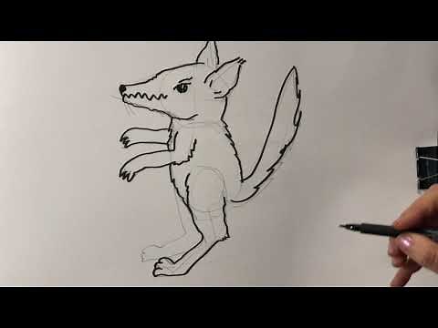 How to Draw a Big Bad Wolf