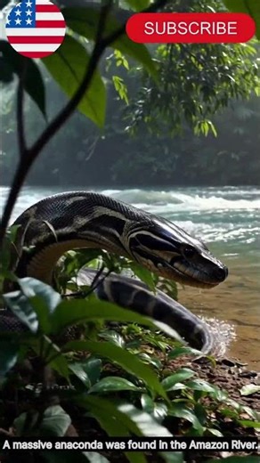You Won’t Believe This Snake Coming Out of Water! 🐍 #SnakeAttack #GiantSnake #Python #Wildlife