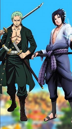 Zoro Vs Sasuke. Roronoa Zoro Vs Sasuke Uchiha. #anime #animeedit #zoro #onepiece #naruto