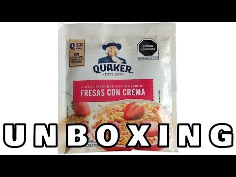 QUAKER - Strawberry Cream Instant Whole Grain Oatmeal/Avena Integral Instantánea Fresas con Crema