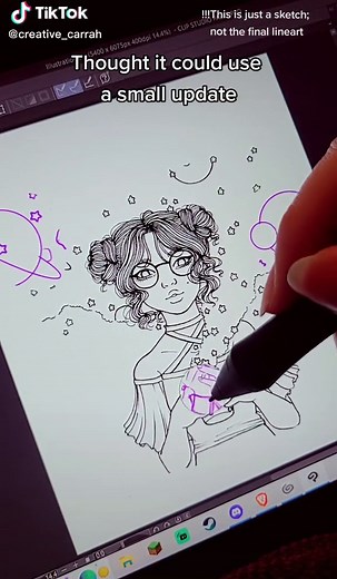 Wanted to include some shorter hairstyles in this project because I realized I don't draw short hair often!