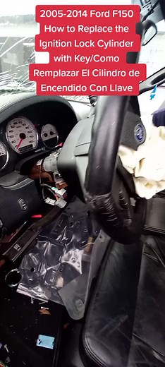 2005-2014 Forfd F150 How to Replace the Ignition Lock Cylinder with Key/Como Remplazar El Cilindro de Encendido Con Llave #transmision #engines #motores #Llave #Key #towservice #towingservice #purospinchesbilletesverdes #autoglass #electricservice #mechanicservice #mechanicservice #mechanic #themechanicsfordummies #losmecanicosparatontos #ford150 #mecanico