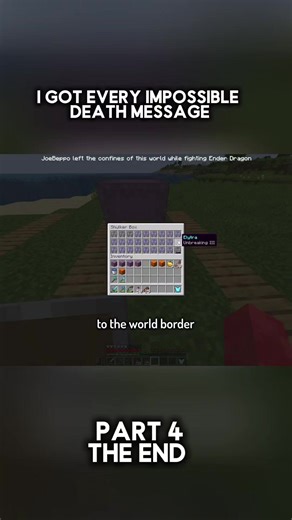 Every Impossible Death Message in Minecraft
