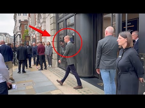 Prince William Seen Swiftly Entering Car Outside London Venue 👑