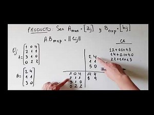 COMO CALCULAR EL PRODUCTO DE MATRICES