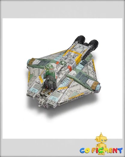 Star Wars Micro Galaxy Ghost 15" Vehicle Lights Sounds 4 Figures Rebels New