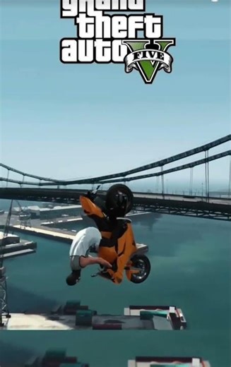 Only in GTA V: Realistic Physics Like Never Before! 🚗💥 #gta #gta5 #gta6 #rockstar #shorts