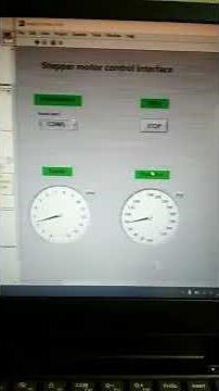 Stepper motor control from LabView