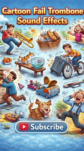 8 Different Cartoon Fail Trombone Sound Effects | Funny Micro SFX