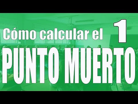 Calculating the break-even point