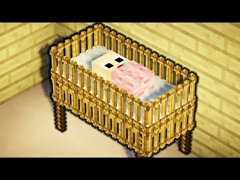 Minecraft - How To Make A Baby Crib