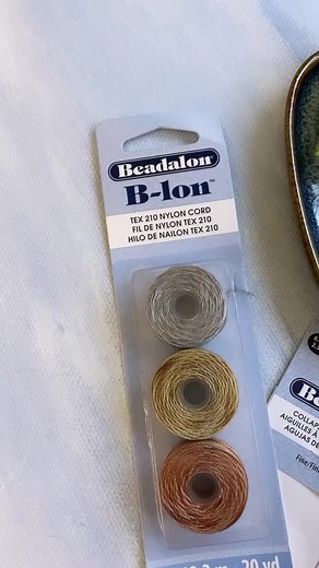 Make a Bead stitch using B-Lon thread, seed beads and make a focal bead on Memory Wire. #beadalon #jewelrydesigner #beadstitch #stitchersofinstagram #stitching #beads #beadingtutorial #beadingsupplies #handmadejewelry #braceletlover #seedbeadjewelry #seedbeadstitching | Beadalon