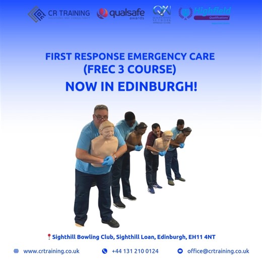 𝐘𝐨𝐮𝐫 𝐍𝐞𝐱𝐭 𝐀𝐝𝐯𝐞𝐧𝐭𝐮𝐫𝐞 𝐒𝐭𝐚𝐫𝐭𝐬 𝐇𝐞𝐫𝐞: 𝐄𝐝𝐢𝐧𝐛𝐮𝐫𝐠𝐡 𝐅𝐑𝐄𝐂 𝟑!⁣ ⁣ Ever felt that surge of adrenaline, wishing you knew exactly what to do in a roadside emergency, or even just a moment when someone needed help, and you felt 𝐩𝐨𝐰𝐞𝐫𝐥𝐞𝐬𝐬?⁣ ⁣ That feeling stops now.⁣ ⁣ We're bringing the globally recognised 𝐅𝐢𝐫𝐬𝐭 𝐑𝐞𝐬𝐩𝐨𝐧𝐬𝐞 𝐄𝐦𝐞𝐫𝐠𝐞𝐧𝐜𝐲 𝐂𝐚𝐫𝐞 (𝐅𝐑𝐄𝐂 𝟑) 𝐂𝐨𝐮𝐫𝐬𝐞 to the heart of Edinburgh! This isn't just a certificate; it's the 𝐟𝐨𝐮𝐧