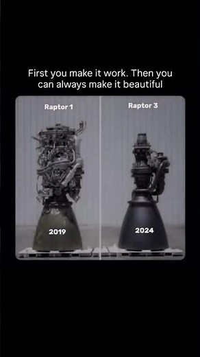 From Chaos to Precision: SpaceX Raptor engine Evolution 🚀 #spacex #raptor #space #spaceexploration