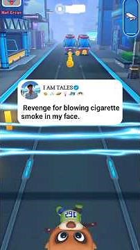 Revenge for blowing cigarette smoke in my face...#shorts