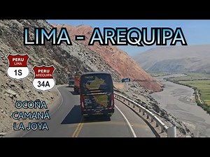 LIMA - AREQUIPA ROUTE (Pan-American Highway South)