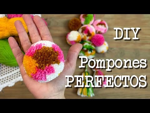 🌸 How to make PERFECT Pompoms 🥳 TUTORIAL 👉 DIY POMPOM