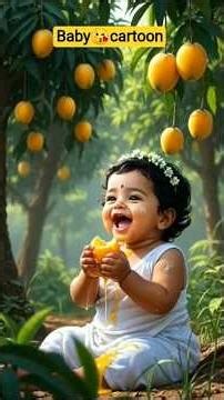 baby cartoon video#ai short#funny #animation #save #baby 😋