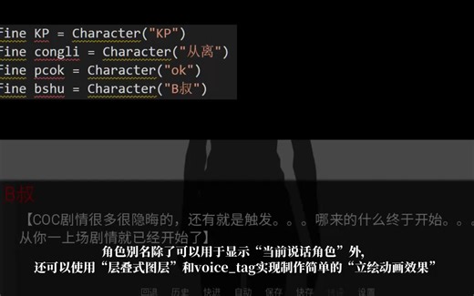 【Ren'py】制作简单立绘动画效果