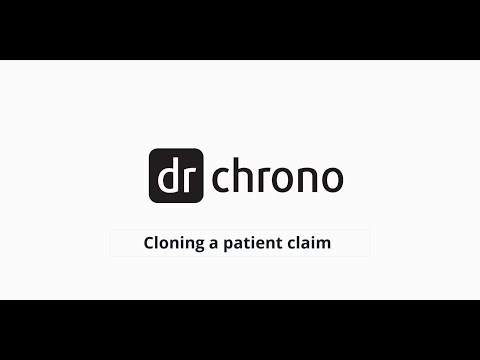 Training: DrChrono Billing | Cloning a Claim