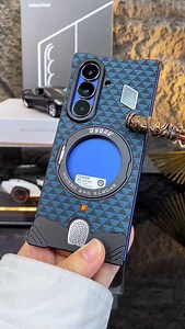 6.4K views · 1K reactions | #Samsung zfold7 Elastic buckle design All-aluminum alloy shell Easy to disassemble and assemble Supercar shape Frameless bare metal feel Comes with a stand to free your hands | kasim__tech | Facebook