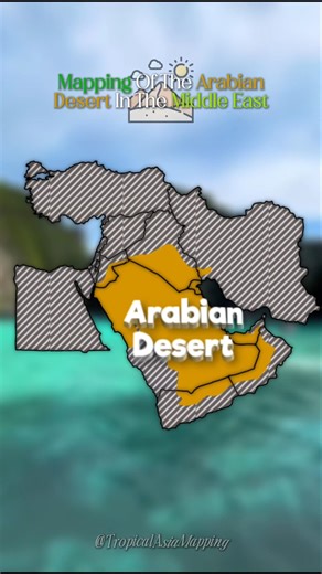 Mapping Of The Arabian Desert In The Middle East #mapper #mapping #ytshorts #desert