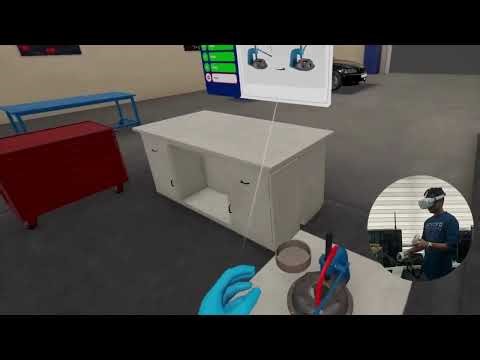 Automobile lab VR simulation