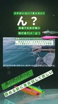 年に一度のローリングベイトバチセレクションカラー絶賛出荷中！バチシーズンも持ってて良かったローリングベイト！ #shorts #底バチパターン #バチパターン