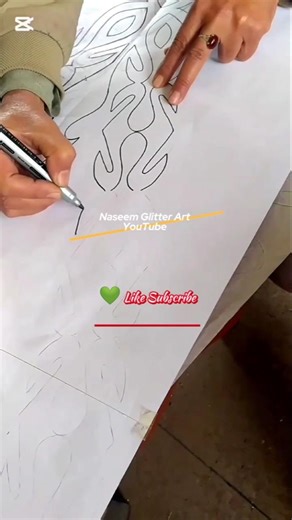 simple border draw for calligraphy project#youtubeshorts