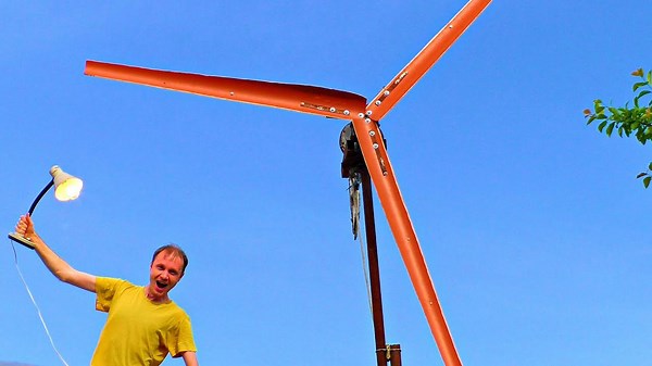 Build a powerful DIY wind generator for free energy