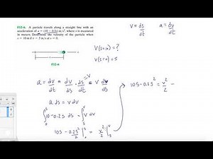 Problem F12-6 Dynamics Hibbeler 13th (Chapter 12)