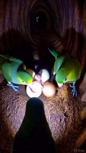 A Parrot With a GoPro Explores a Hidden World 🦜🎥 #ParrotPOV #Wildlife #AnimalCamera #HiddenNature 🌿