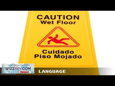 BestEquip 6 Pack Caution Wet Floor Signs 25 " Double Sided Caution Sign